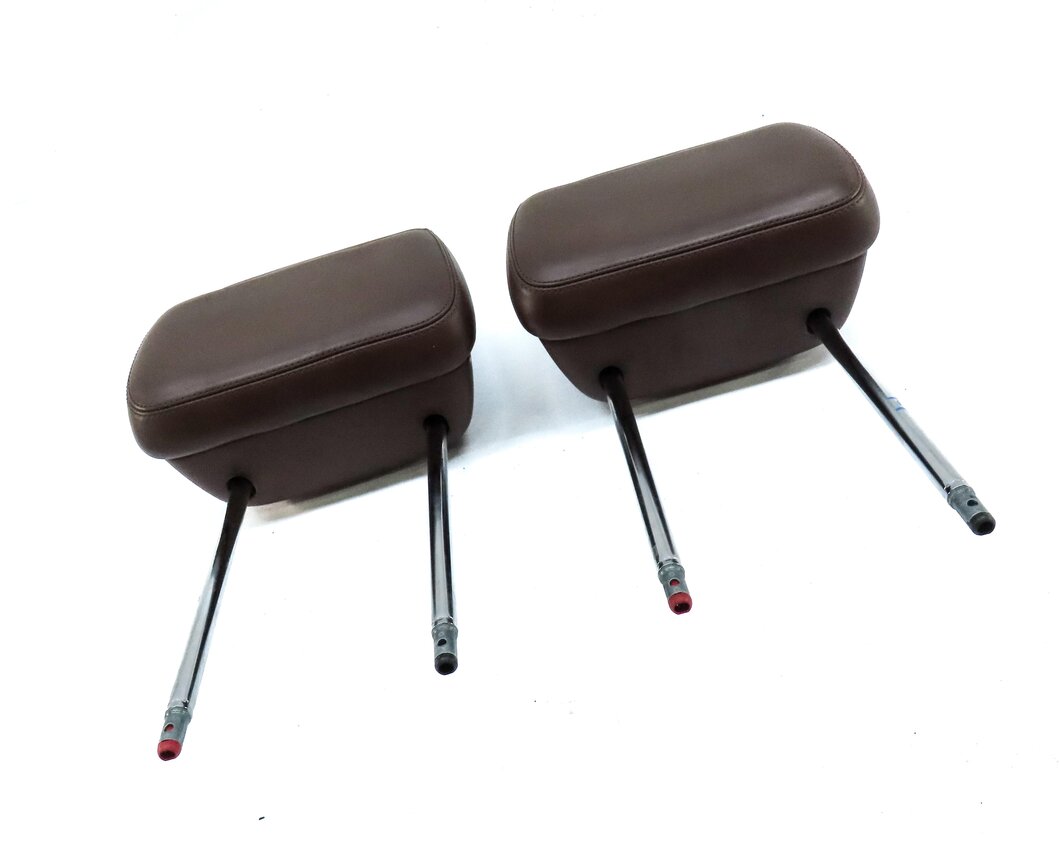Thumbnail 3: 12-18 AUDI A8 S8 (D4 4H) FRONT LEFT & RIGHT SEAT HEADREST SET2 (NOUGAT BROWN)