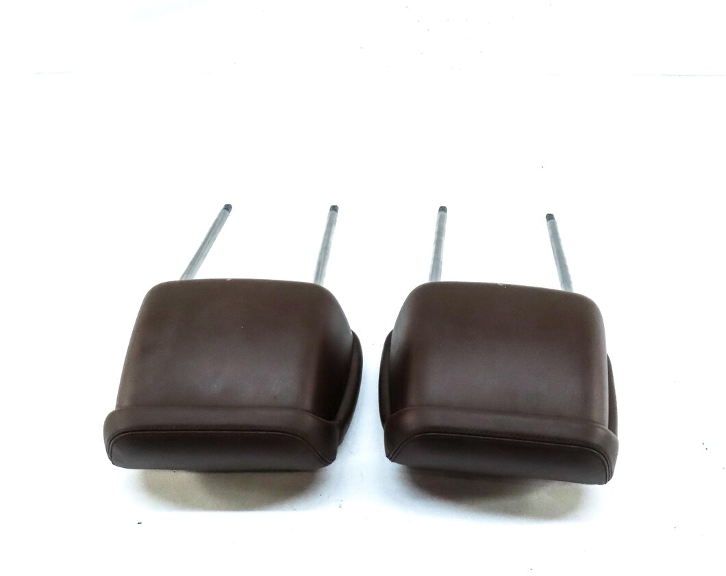 Thumbnail 5: 12-18 AUDI A8 S8 (D4 4H) FRONT LEFT & RIGHT SEAT HEADREST SET2 (NOUGAT BROWN)