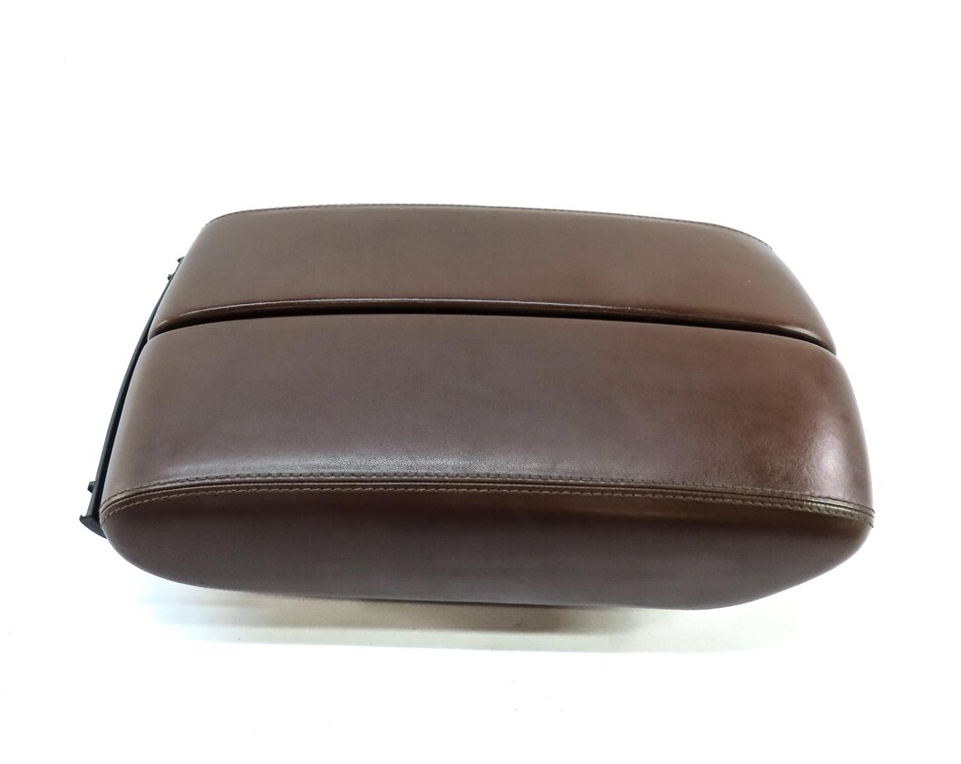 Thumbnail 4: 2010-2018 AUDI A8 S8 (D4 4H) FRONT CENTER CONSOLE COMPARTMENT ARMREST (BROWN)