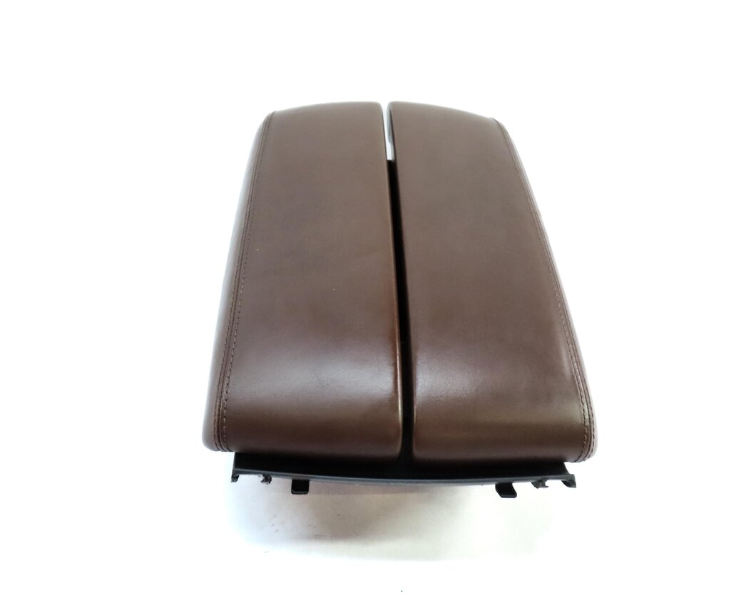 Thumbnail 5: 2010-2018 AUDI A8 S8 (D4 4H) FRONT CENTER CONSOLE COMPARTMENT ARMREST (BROWN)