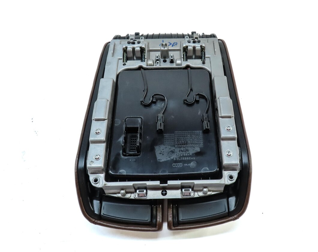 Thumbnail 7: 2010-2018 AUDI A8 S8 (D4 4H) FRONT CENTER CONSOLE COMPARTMENT ARMREST (BROWN)