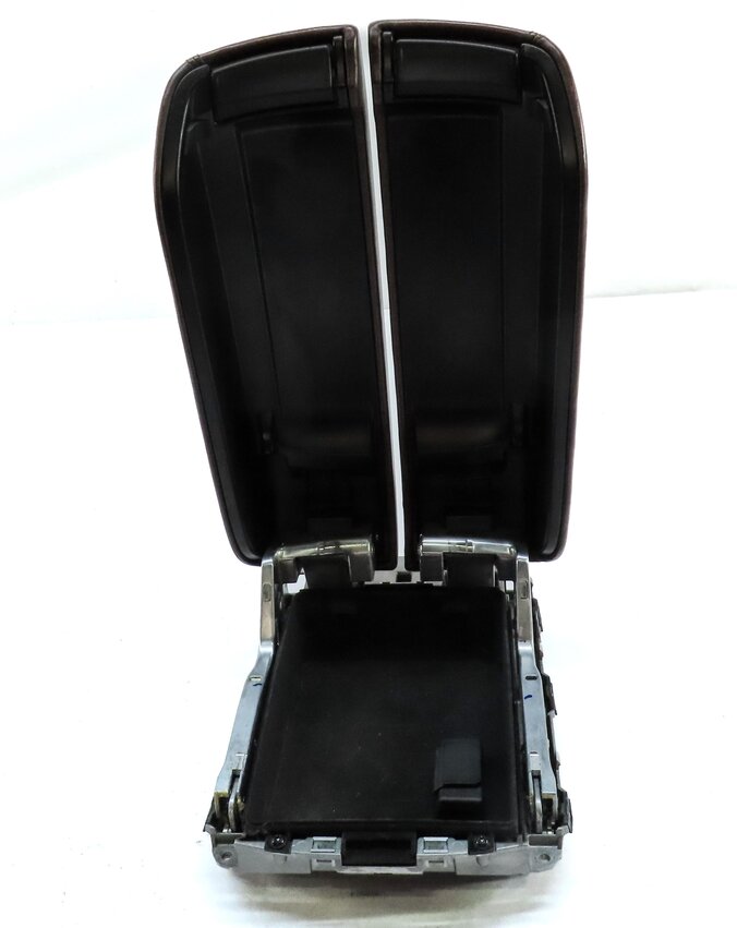 Thumbnail 8: 2010-2018 AUDI A8 S8 (D4 4H) FRONT CENTER CONSOLE COMPARTMENT ARMREST (BROWN)