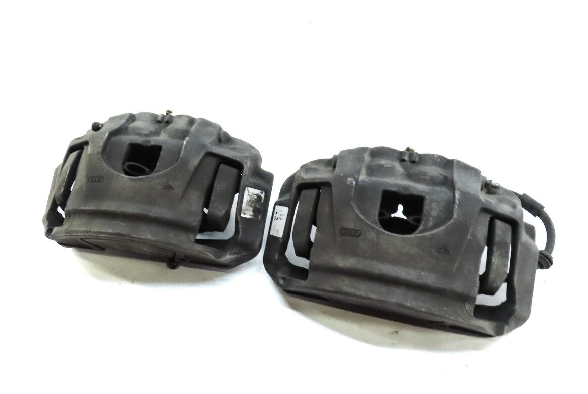 Thumbnail 1: 2011-2018 AUDI A8 (D4 4H) FRONT LEFT & RIGHT BRAKE CALIPER SET (14.96" ROTOR)