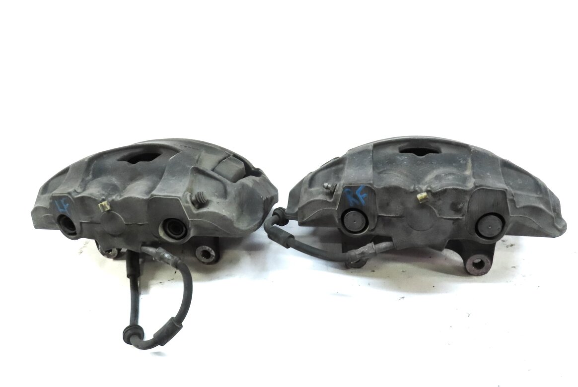 Thumbnail 4: 2011-2018 AUDI A8 (D4 4H) FRONT LEFT & RIGHT BRAKE CALIPER SET (14.96" ROTOR)