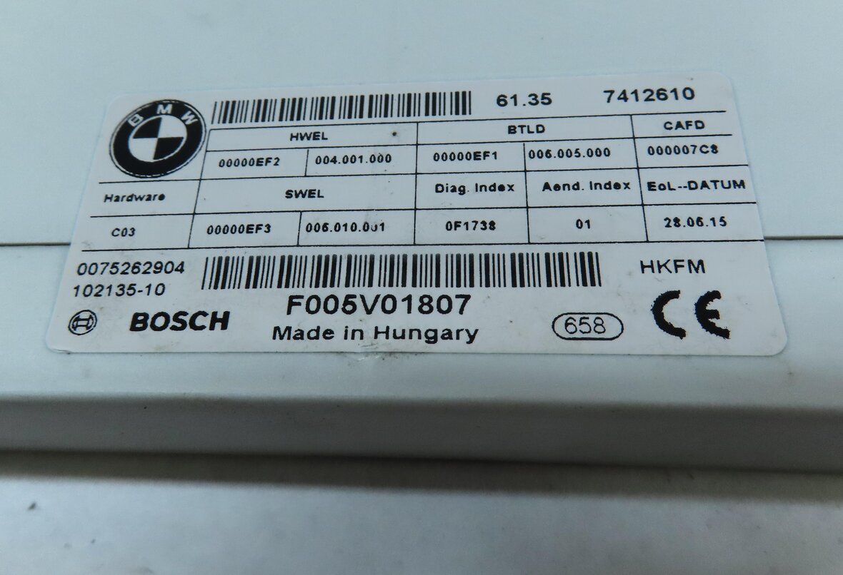 Thumbnail 4: 2016 BMW 428i GRAN COUPE (F36) HATCH TRUNK ELECTRIC KEYLESS OPEN CONTROL MODULE