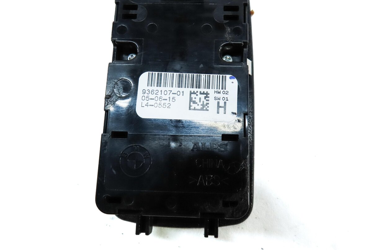 Thumbnail 6: 12-19 BMW 3 4 M3 X3 X4 SERIES FRONT LEFT DRIVER WINDOW SWITCH P-FOLD (BLACK)