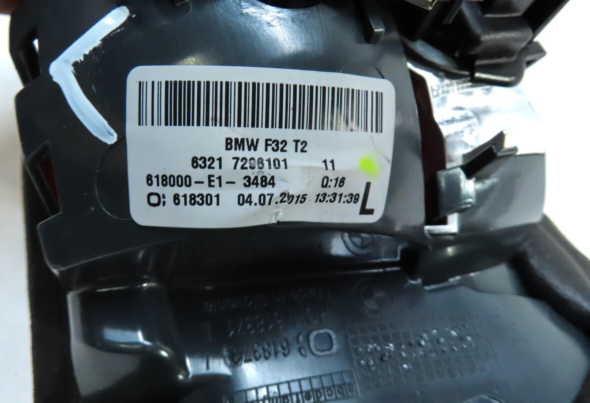 Thumbnail 6: 14-17 BMW 428i 430i 435i 440i M4 (F32 F33 F36) LEFT INNER TAILLIGHT LIGHT LAMP