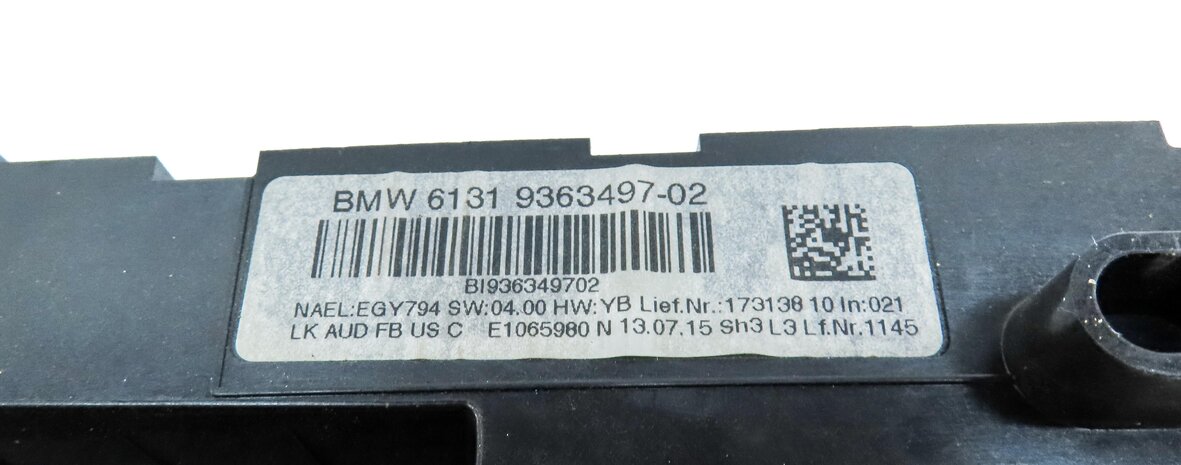Thumbnail 6: 2016 BMW 428i GRAN COUPE (F36) FRONT RADIO CONTROL PANEL 61319363497
