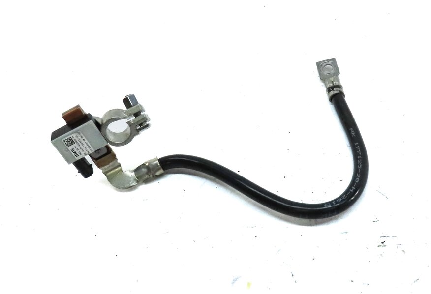 Thumbnail 2: 2016 BMW 428i GRAN COUPE (F36) NEGATIVE BATTERY CABLE w/ INTELLIGENT IBS MODULE