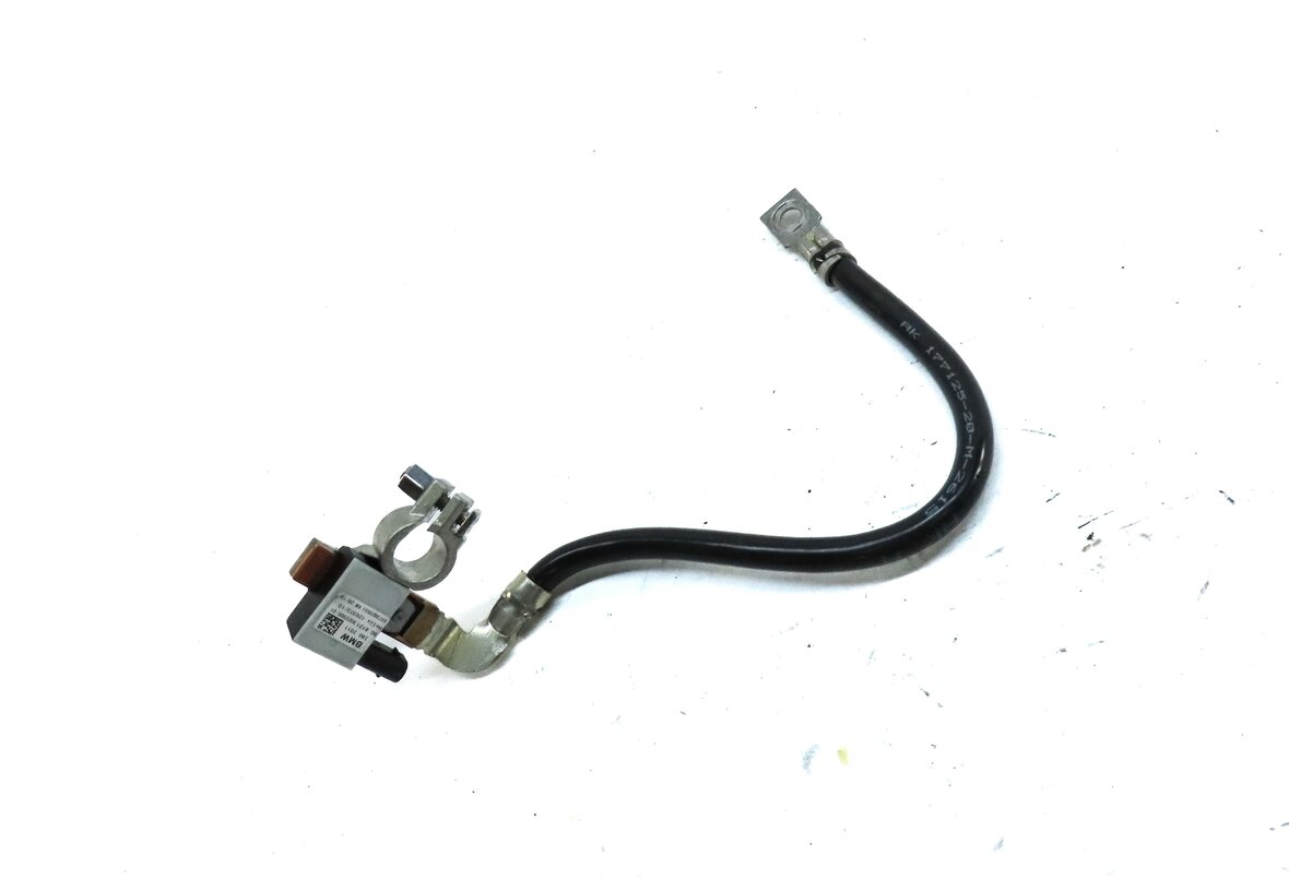 Thumbnail 3: 2016 BMW 428i GRAN COUPE (F36) NEGATIVE BATTERY CABLE w/ INTELLIGENT IBS MODULE