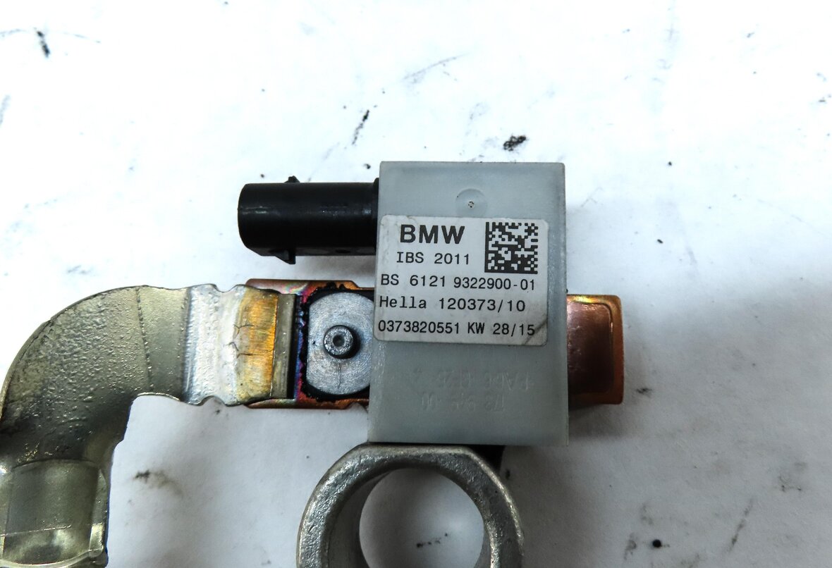 Thumbnail 5: 2016 BMW 428i GRAN COUPE (F36) NEGATIVE BATTERY CABLE w/ INTELLIGENT IBS MODULE