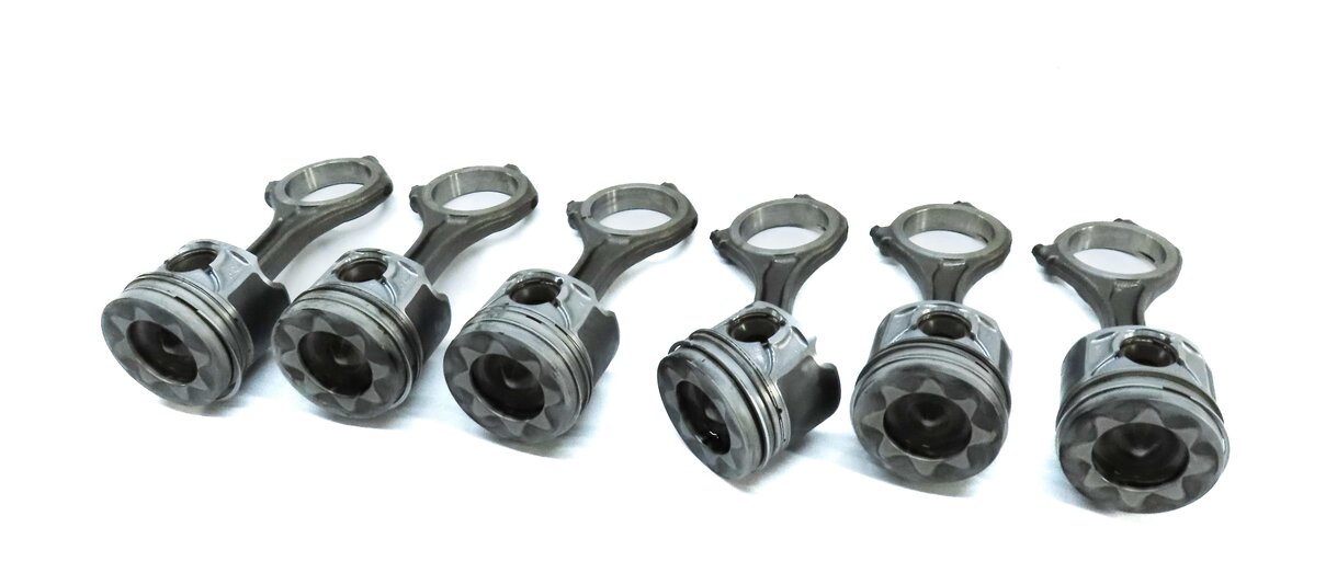 Thumbnail 1: 2014-2016 AUDI A6 A7 A8 Q5 Q7 VW TOUAREG B8 8R C7 3.0L DIESEL PISTON & ROD SET 6