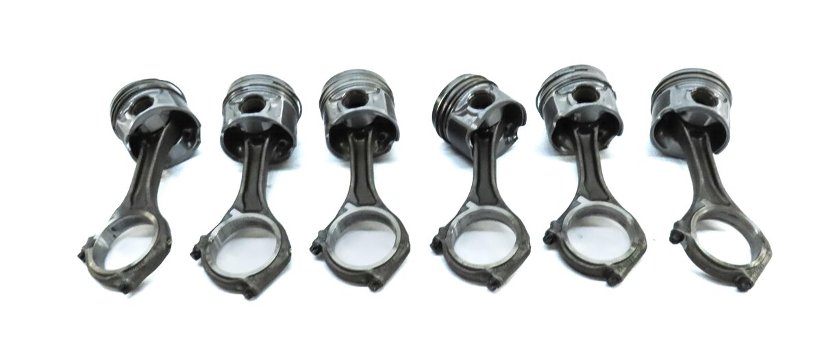 Thumbnail 4: 2014-2016 AUDI A6 A7 A8 Q5 Q7 VW TOUAREG B8 8R C7 3.0L DIESEL PISTON & ROD SET 6