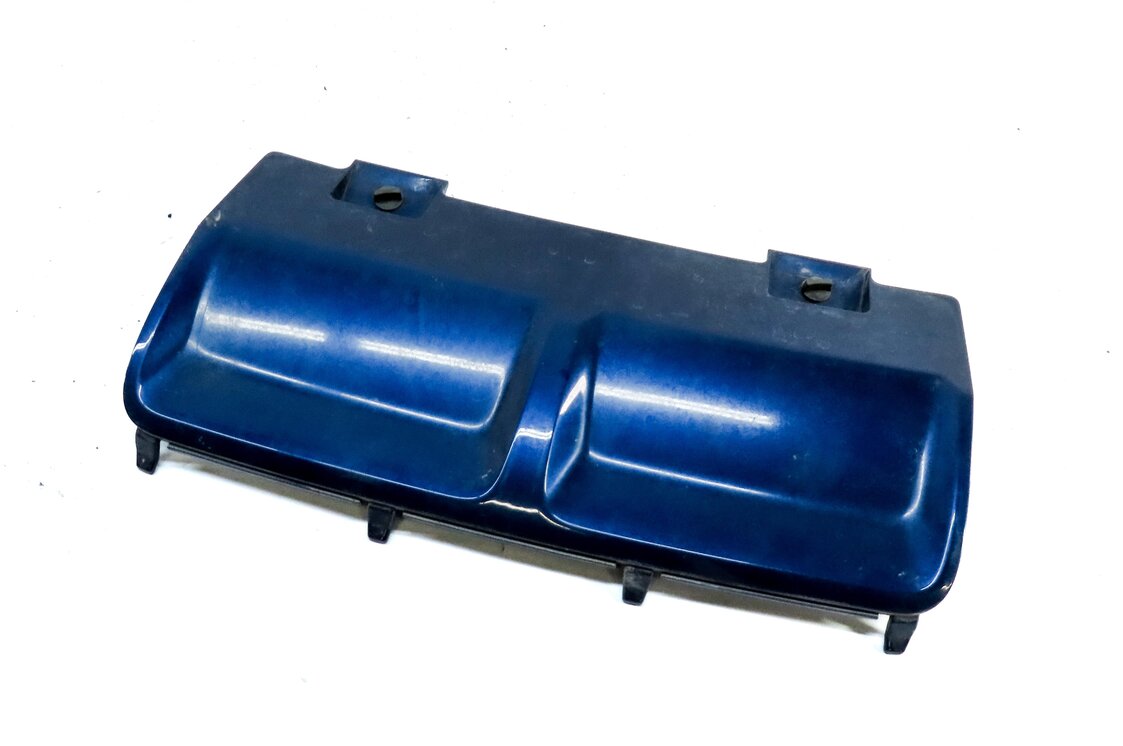 2014 AUDI Q5 (B8 8R) REAR BUMPER TOW HITCH COVER TRIM PANEL (SCUBA BLUE)