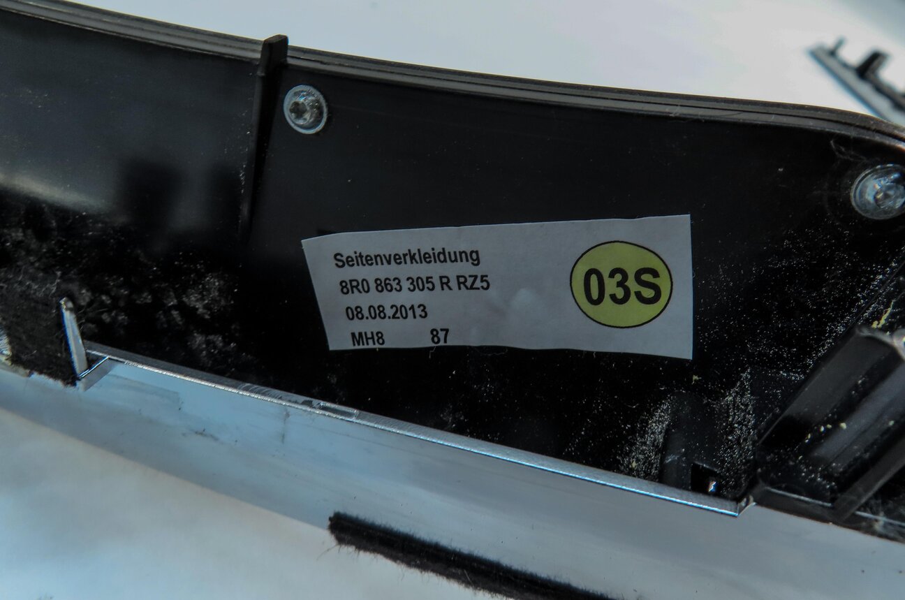 Thumbnail 22: 2014 AUDI Q5 B8 8R FRONT REAR LEFT RIGHT DOOR DASH CONSOLE BURR WALNUT TRIM SET6