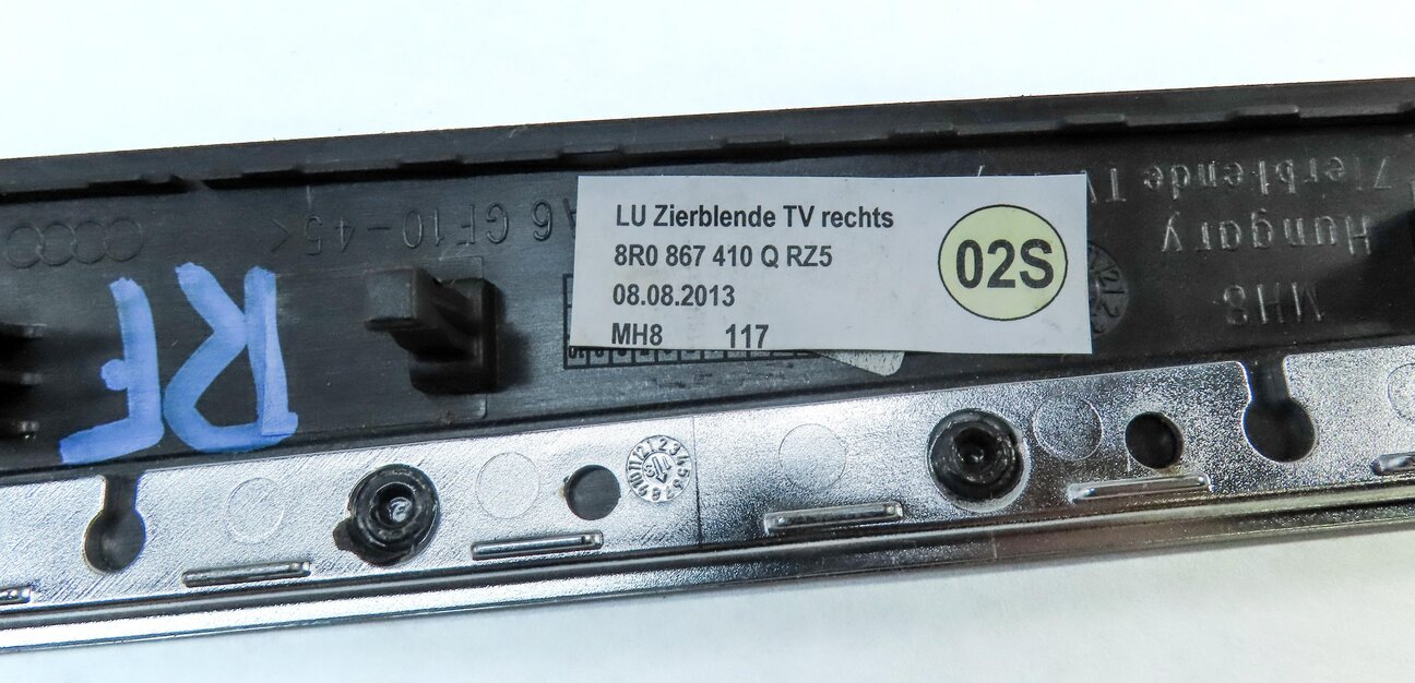Thumbnail 8: 2014 AUDI Q5 B8 8R FRONT REAR LEFT RIGHT DOOR DASH CONSOLE BURR WALNUT TRIM SET6