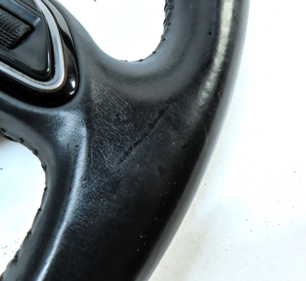 Thumbnail 6: 13-17 AUDI Q5 Q7 SQ5 B8 8R 4M 3 SPOKE STEERING WHEEL w/ SWITCH BUTTONS & PADDLES