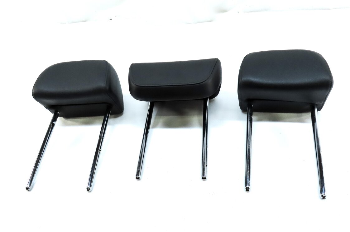 Thumbnail 2: 11-17 AUDI Q5 SQ5 (B8 8R) REAR LEFT RIGHT & CENTER HEADREST SET 3 (SOUL BLACK)