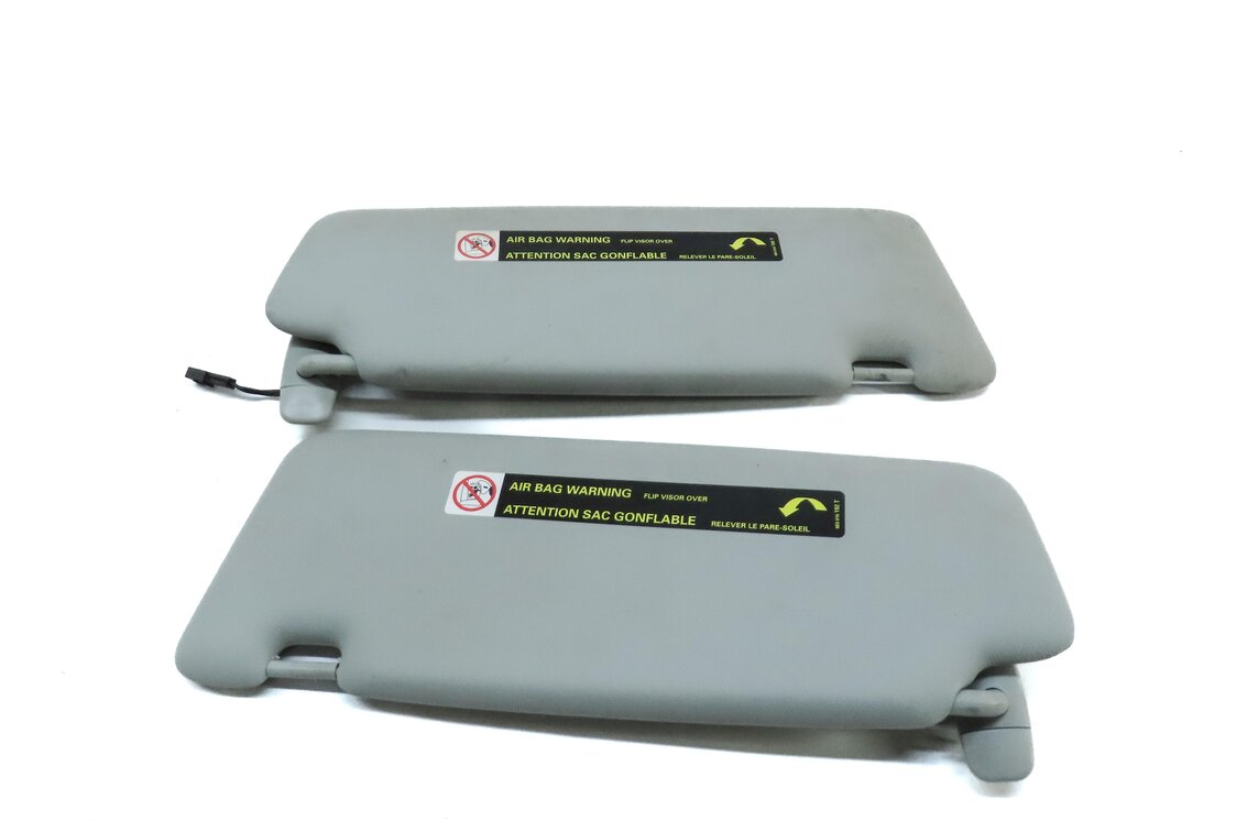 Thumbnail 5: 2013-2016 AUDI Q5 SQ5 (B8 8R) FRONT LEFT & RIGHT SUNVISOR SUN SHADE SET (GREY)
