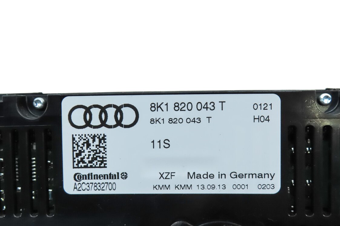 Thumbnail 6: 13-17 AUDI A4 S4 A5 S5 RS5 Q5 SQ5 B8 8K 8T FRONT HEATER A/C TEMPERATURE CONTROL