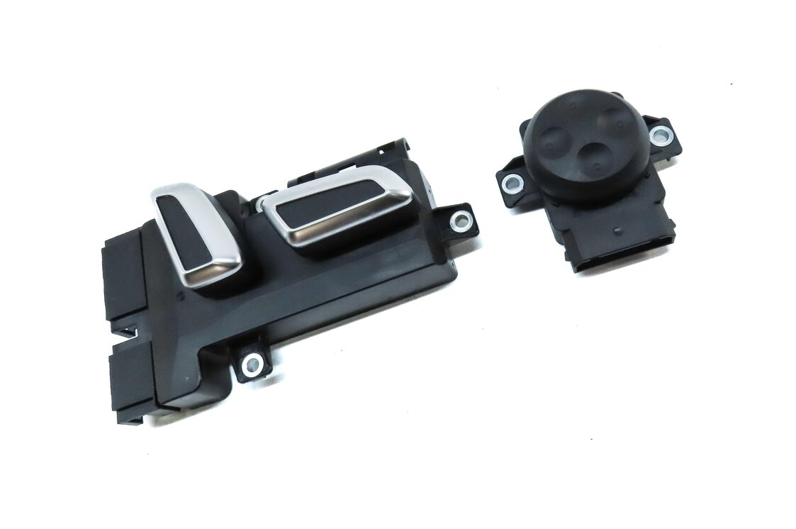 Thumbnail 3: 2014 AUDI Q5 (B8 8R) FRONT RIGHT PASSENGER SEAT ADJUST SWITCH w/ LUMBAR (BLACK)
