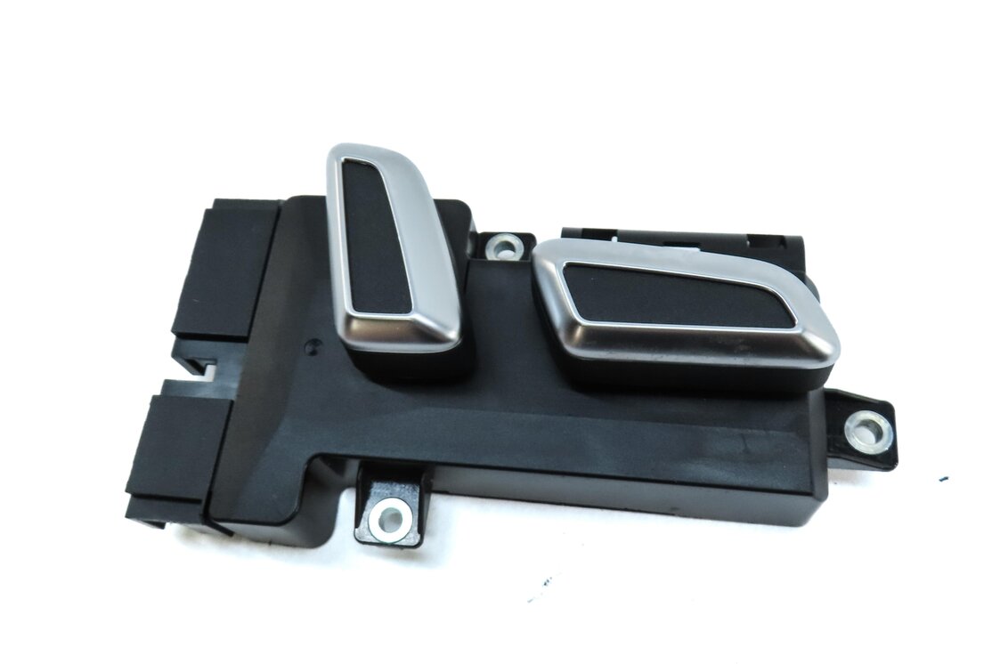 Thumbnail 8: 2014 AUDI Q5 (B8 8R) FRONT RIGHT PASSENGER SEAT ADJUST SWITCH w/ LUMBAR (BLACK)