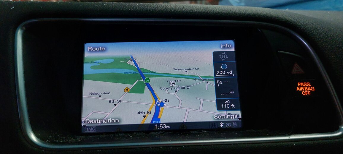 Thumbnail 3: 2013-2017 AUDI A5 S5 Q5 Q7 (4L B8 8T 8R) GPS NAVIGATION MEDIA DISPLAY SCREEN 7"