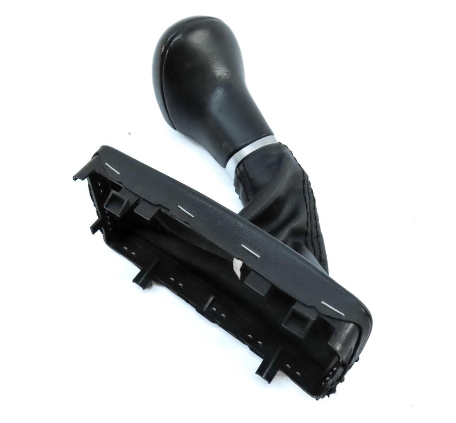 Thumbnail 6: 2014 AUDI Q5 (B8 8R) SHIFTER KNOB w/ SHIFT BOOT (BLACK & SILVER) 8K1713139B