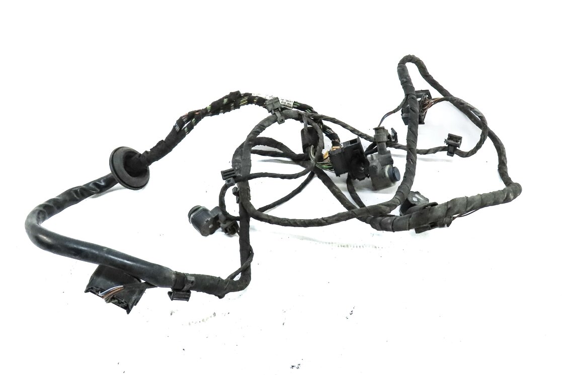 Thumbnail 2: 2014 AUDI Q5 (B8 8R) REAR PARK ASSIST PDC SENSOR SET4 (SCUBA BLUE) w/ HARNESS