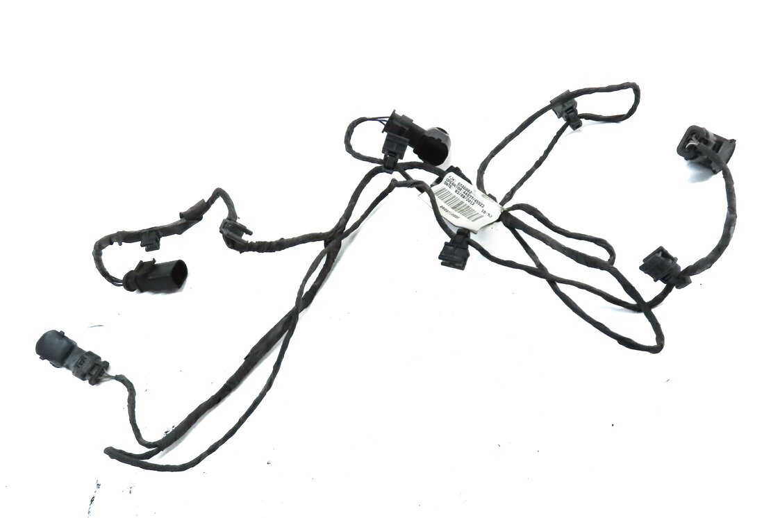 Thumbnail 3: 2014 AUDI Q5 (B8 8R) FRONT PARK ASSIST PDC SENSOR SET4 (SCUBA BLUE) w/ HARNESS