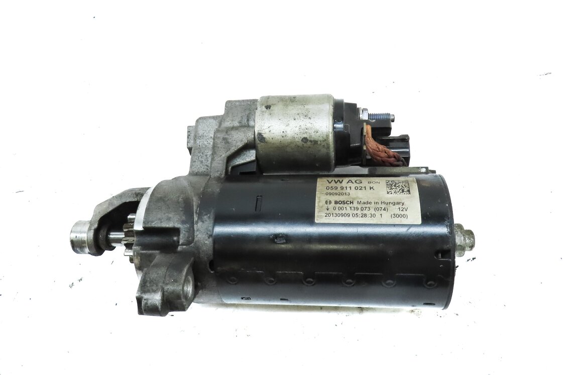 Thumbnail 6: 14-16 AUDI A6 A7 Q5 (B8 8R C7 4G8) 3.0L 3.0T TURBO DIESEL ENGINE STARTER MOTOR