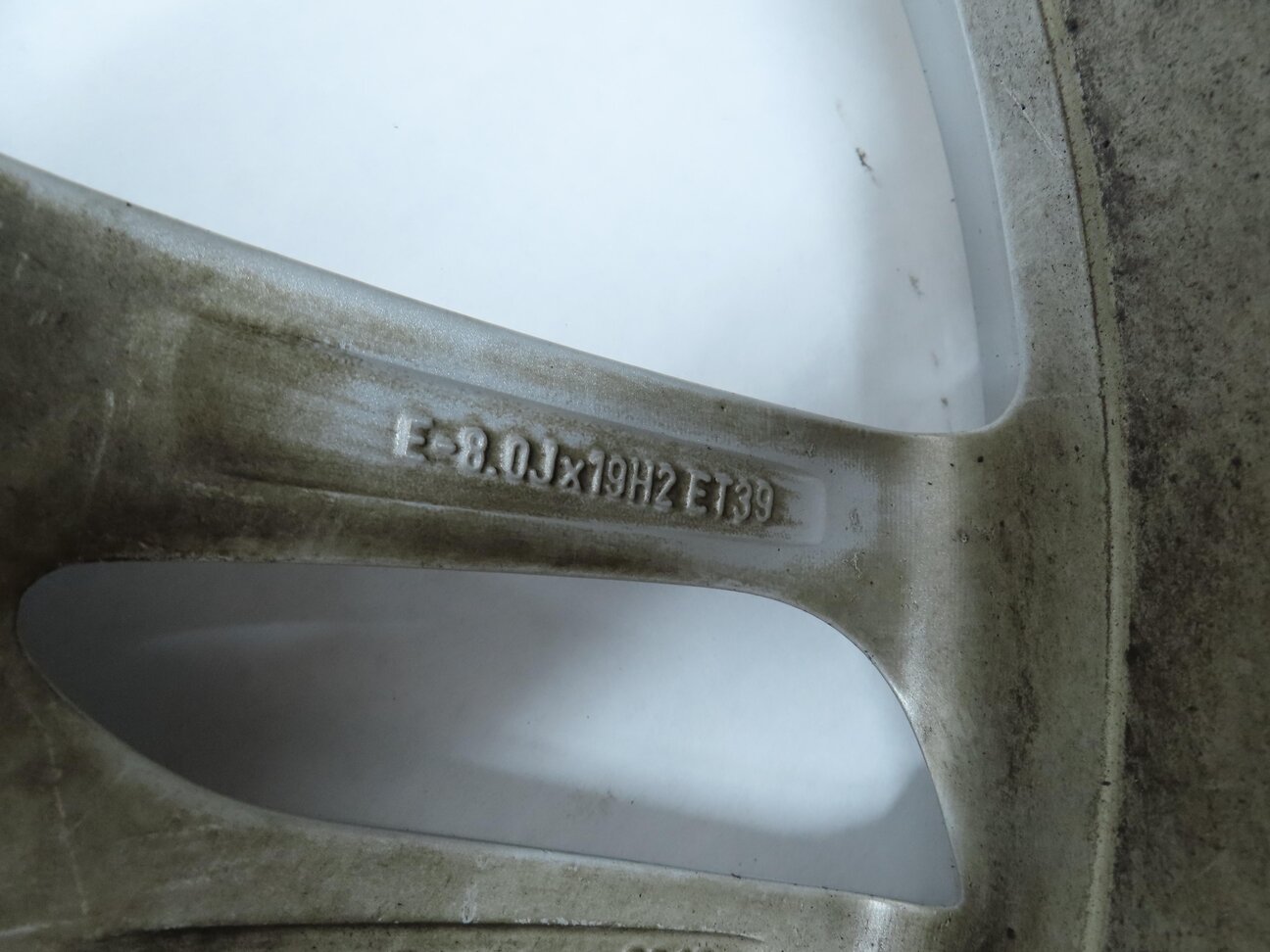 Thumbnail 6: 13-17 AUDI Q5 (B8 8R) 19x8 ALUMINUM ALLOY 10 SPOKE 5 TWIN SPLIT SPOKE WHEEL RIM