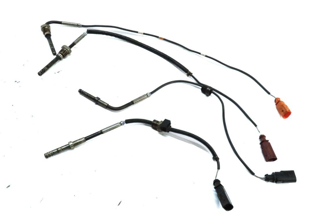2014 AUDI Q5 B8 8R 3.0L TURBO DIESEL ENGINE CPNB EXHAUST TEMPERATURE SENSOR SET4