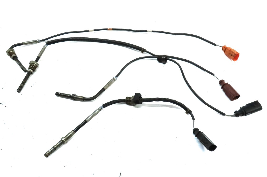 Thumbnail 2: 2014 AUDI Q5 B8 8R 3.0L TURBO DIESEL ENGINE CPNB EXHAUST TEMPERATURE SENSOR SET4