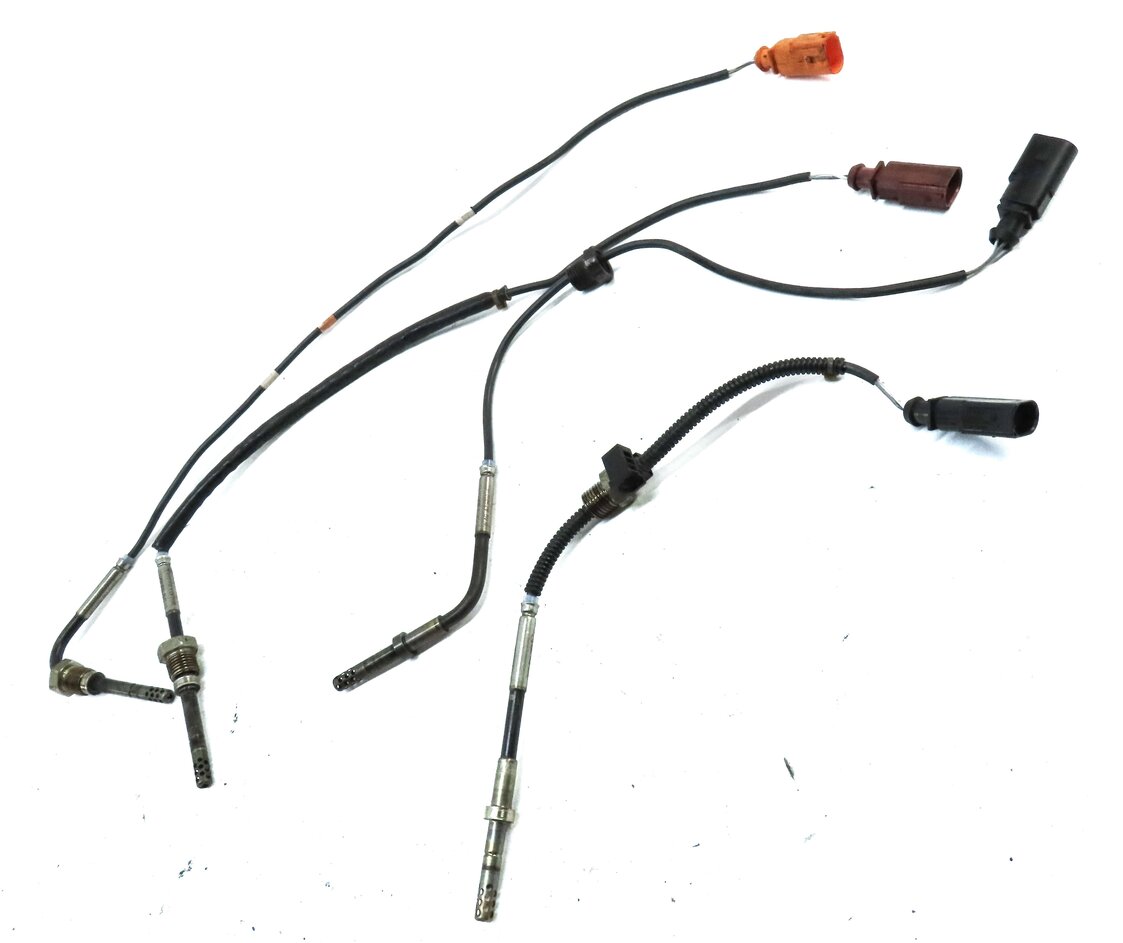 Thumbnail 3: 2014 AUDI Q5 B8 8R 3.0L TURBO DIESEL ENGINE CPNB EXHAUST TEMPERATURE SENSOR SET4