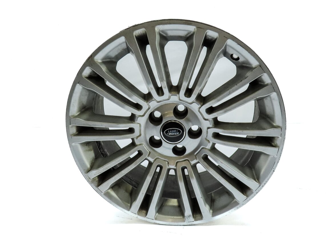 Thumbnail 3: 13-14 RANGE ROVER EVOQUE (L538) 19x8 20 SPOKE 10 TWIN SILVER SPARKLE WHEEL RIM