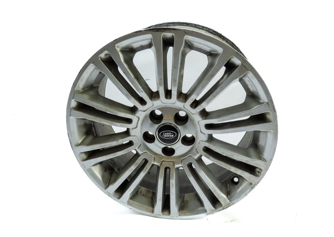 Thumbnail 3: 13-14 RANGE ROVER EVOQUE (L538) 19x8 20 SPOKE 10 TWIN SILVER SPARKLE WHEEL RIM