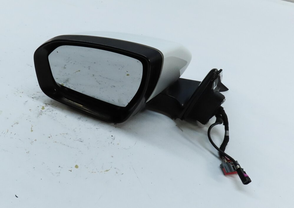 12-13 RANGE ROVER EVOQUE LEFT DOOR MIRROR P-FOLD HEATED MEMORY CAMERA (WHITE)