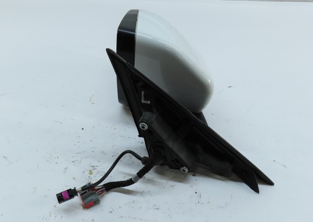 Thumbnail 6: 12-13 RANGE ROVER EVOQUE LEFT DOOR MIRROR P-FOLD HEATED MEMORY CAMERA (WHITE)
