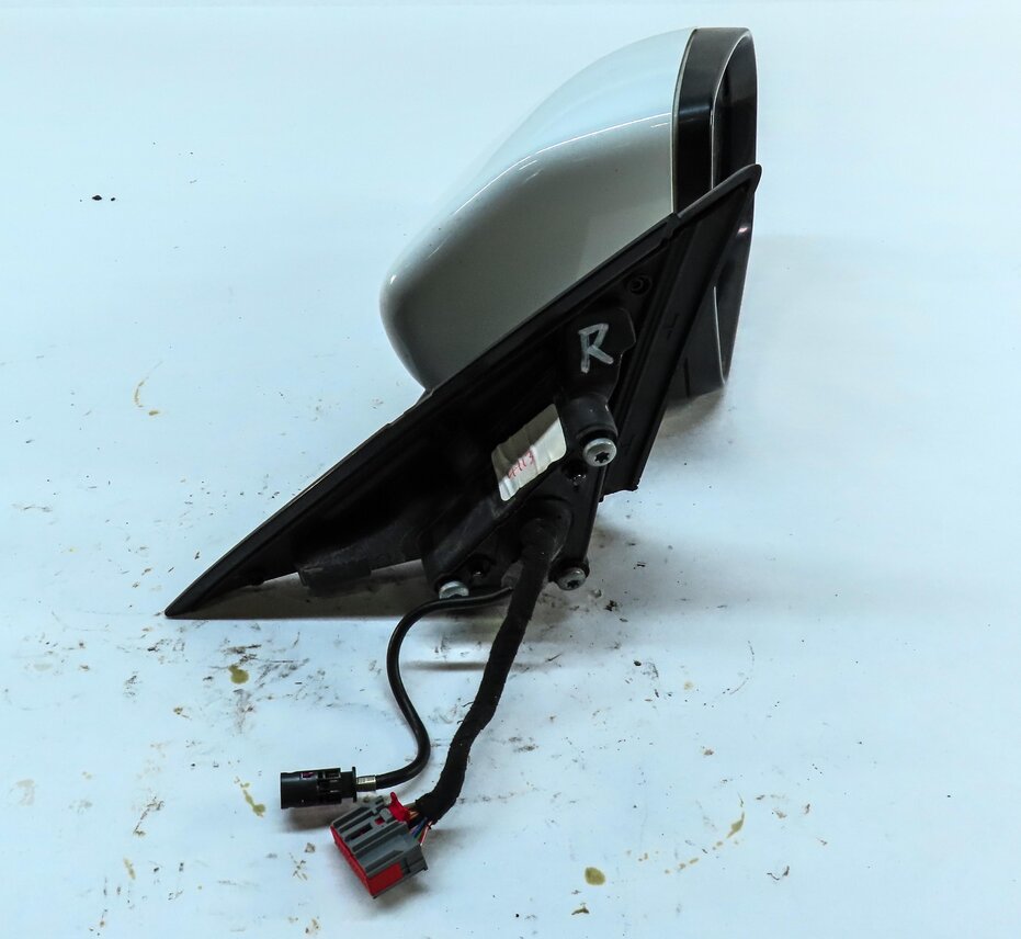 Thumbnail 6: 12-13 RANGE ROVER EVOQUE RIGHT DOOR MIRROR P-FOLD HEATED MEMORY CAMERA (WHITE)