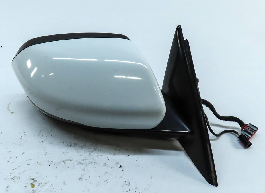 Thumbnail 7: 12-13 RANGE ROVER EVOQUE RIGHT DOOR MIRROR P-FOLD HEATED MEMORY CAMERA (WHITE)