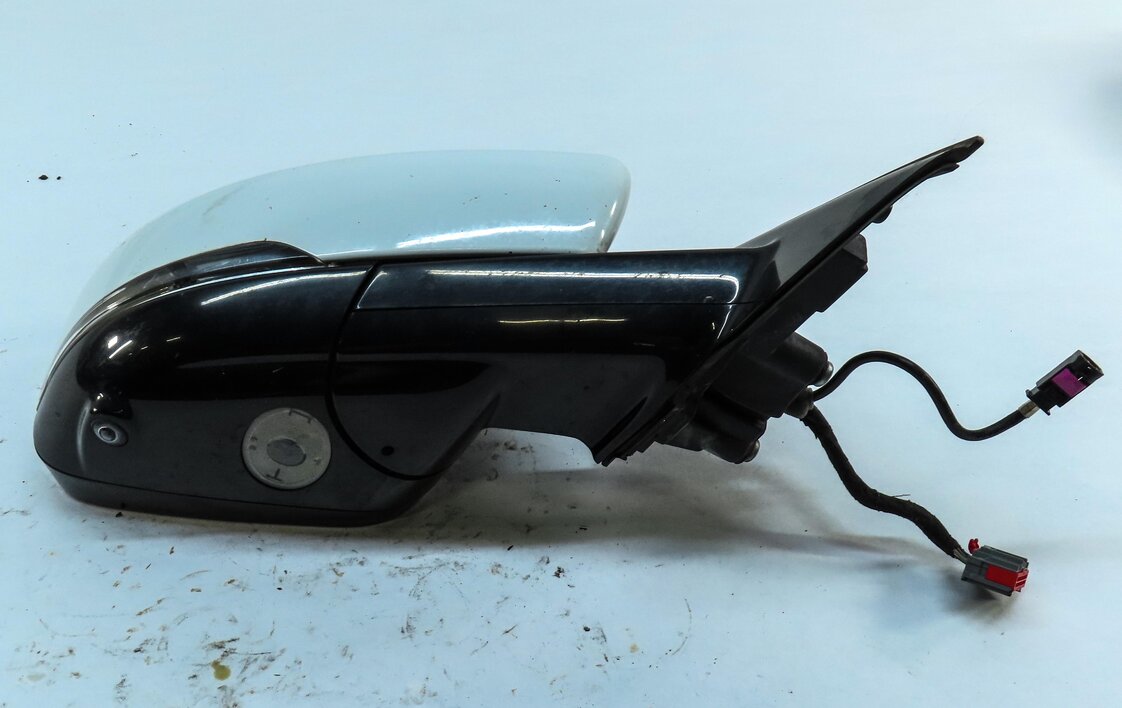 Thumbnail 8: 12-13 RANGE ROVER EVOQUE RIGHT DOOR MIRROR P-FOLD HEATED MEMORY CAMERA (WHITE)