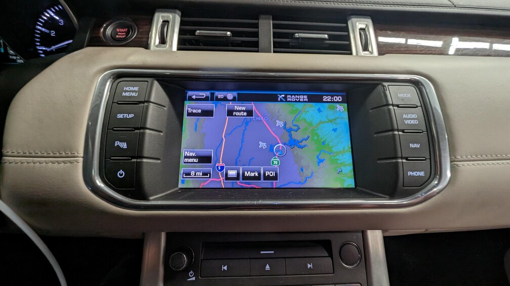 2012-2013 RANGE ROVER EVOQUE (L538) RADIO STEREO MEDIA NAVIGATION TOUCH SCREEN