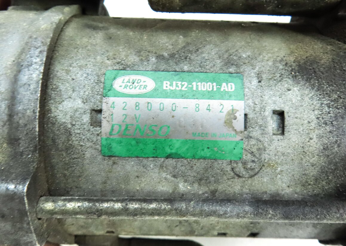 Thumbnail 7: 2012-2015 LAND ROVER LR2 RANGE ROVER EVOQUE (L538) 2.0L ENGINE STARTER MOTOR