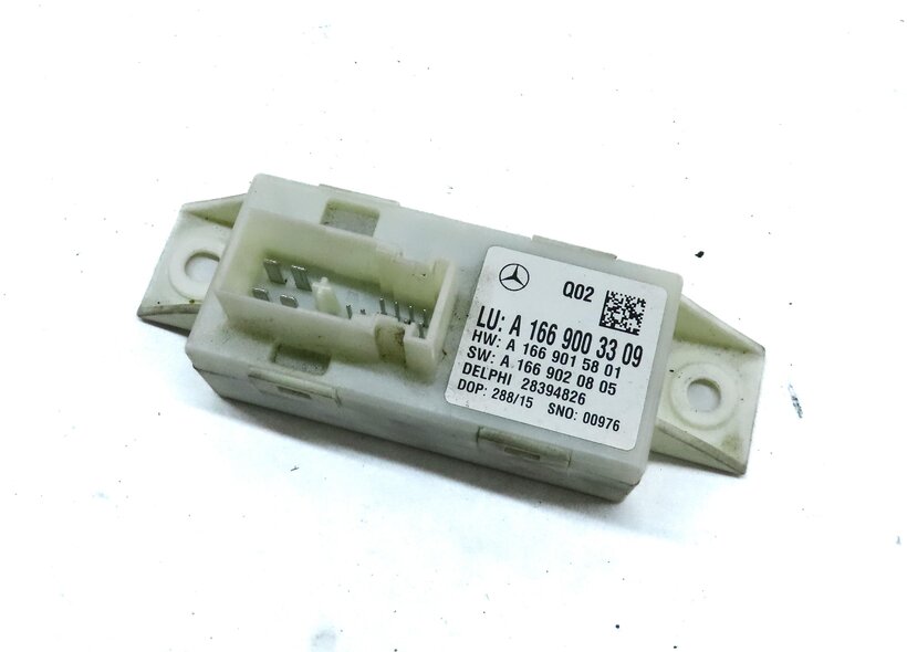 2016 MERCEDES CLA CLASS C117 HEADLIGHT RANGE ADJUSTER CONTROL MODULE 1669003309
