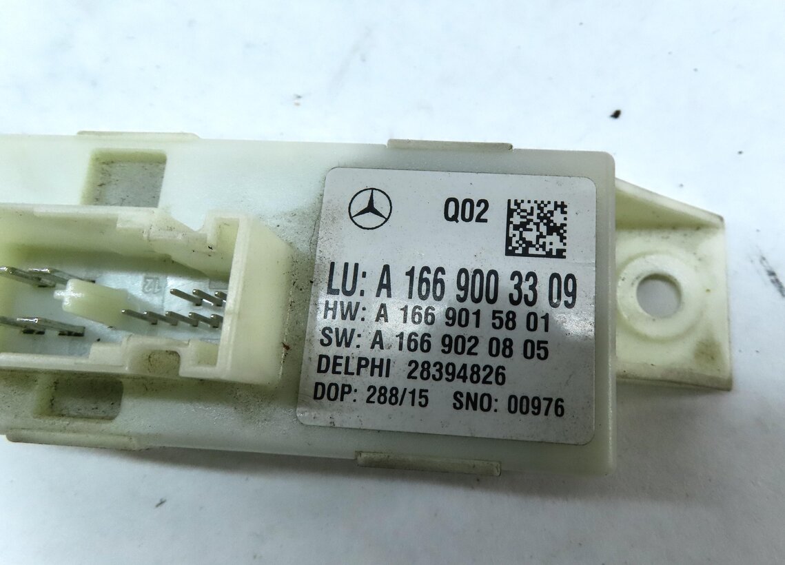 Thumbnail 4: 2016 MERCEDES CLA CLASS C117 HEADLIGHT RANGE ADJUSTER CONTROL MODULE 1669003309