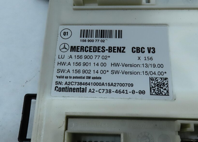Thumbnail 4: 16-20 MERCEDES B CLA GLA (C117 W246 X156) FRONT SIGNAL ACQUISITION MODULE SAM