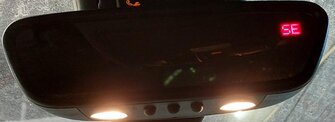 14-20 MERCEDES CLA250 CLA45 GLA250 GLA45 (C117 X156) REARVIEW MIRROR w/ COMPASS