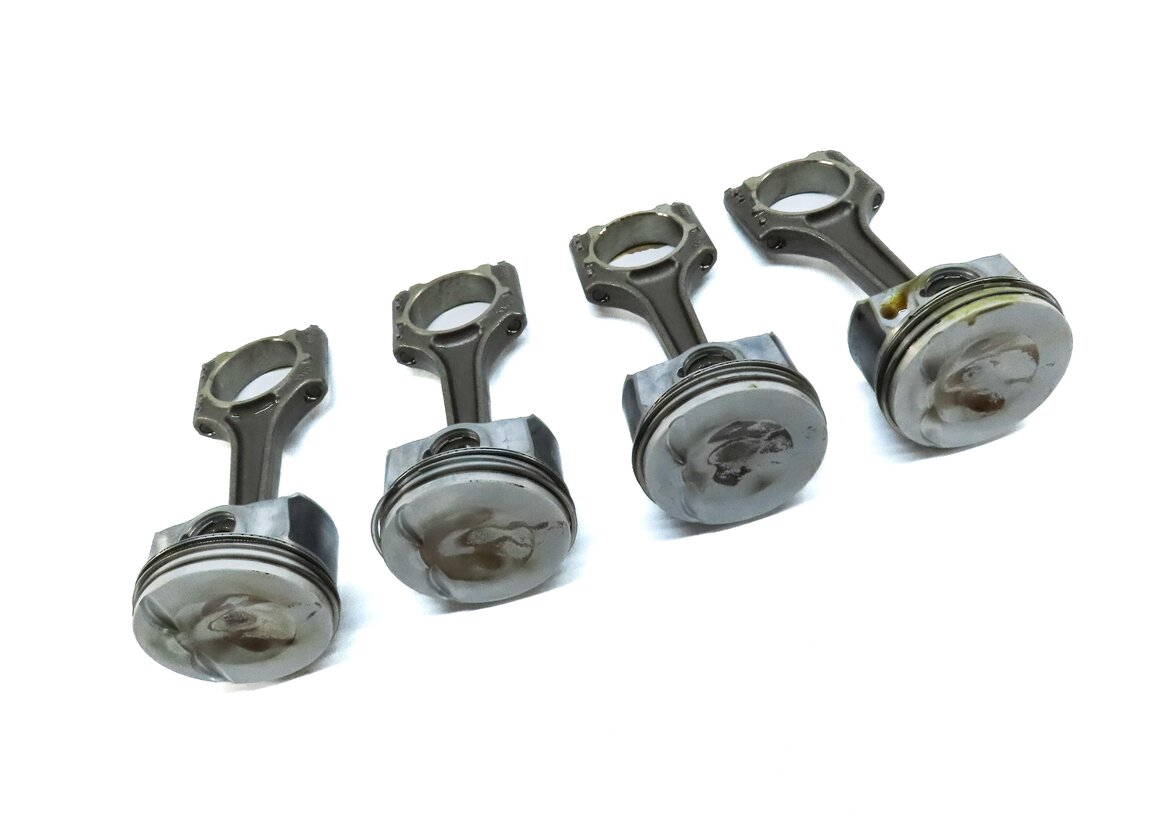 Thumbnail 3: 2015-2018 AUDI Q3 (8U) 2.0L CCTA TURBO ENGINE PISTON w/ CONNECTING ROD SET-4