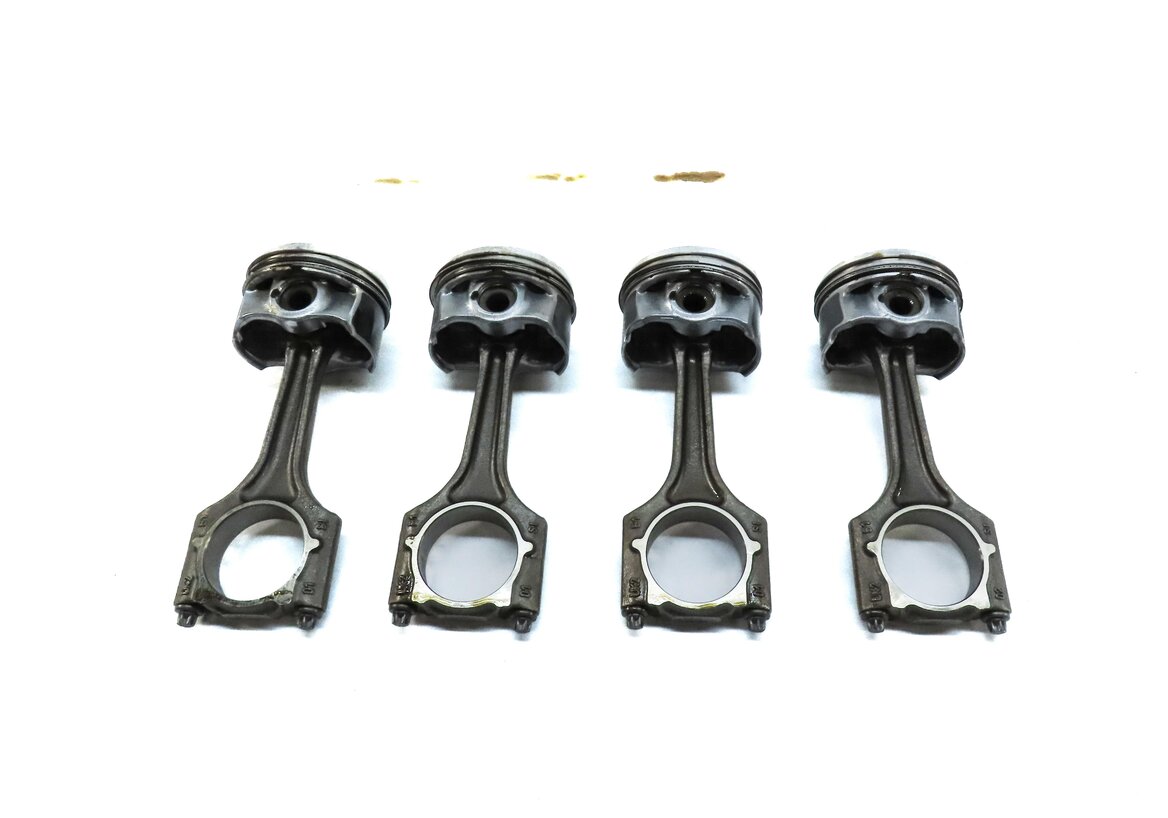 Thumbnail 4: 2015-2018 AUDI Q3 (8U) 2.0L CCTA TURBO ENGINE PISTON w/ CONNECTING ROD SET-4